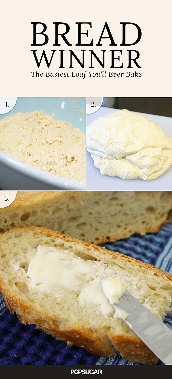 Quick No Knead Bread
 Fast No Knead Bread Recipe