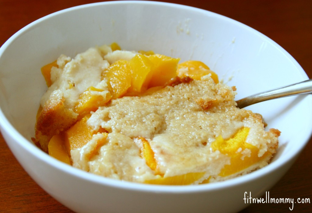 Quick Peach Dessert
 Quick and Easy Peach Cobbler Made With Oat Flour