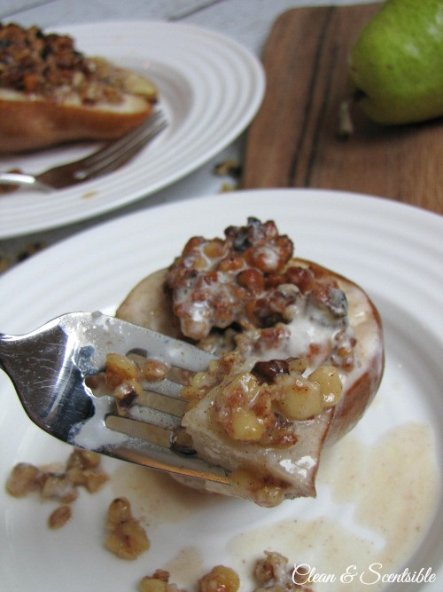 Quick Pear Dessert
 Pear Crisp Clean and Scentsible