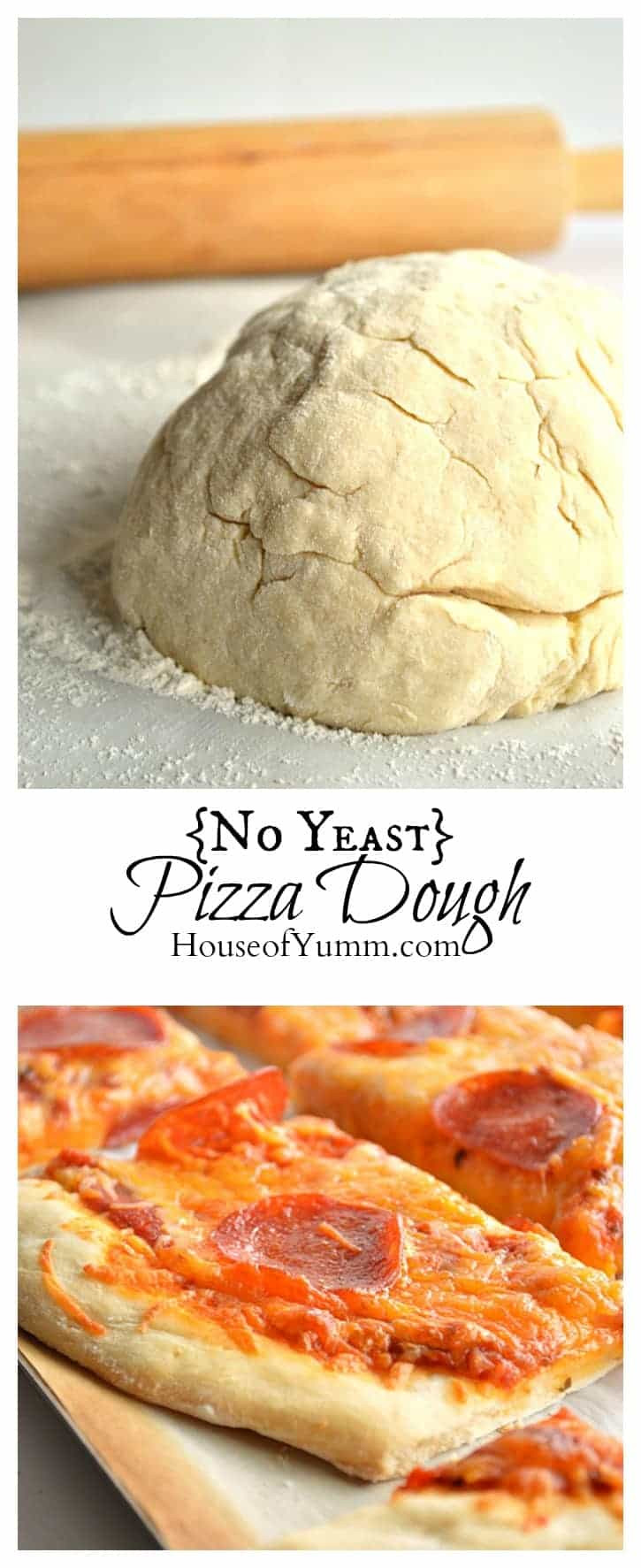 Quick Pizza Dough No Yeast
 No Yeast Pizza Dough House of Yumm