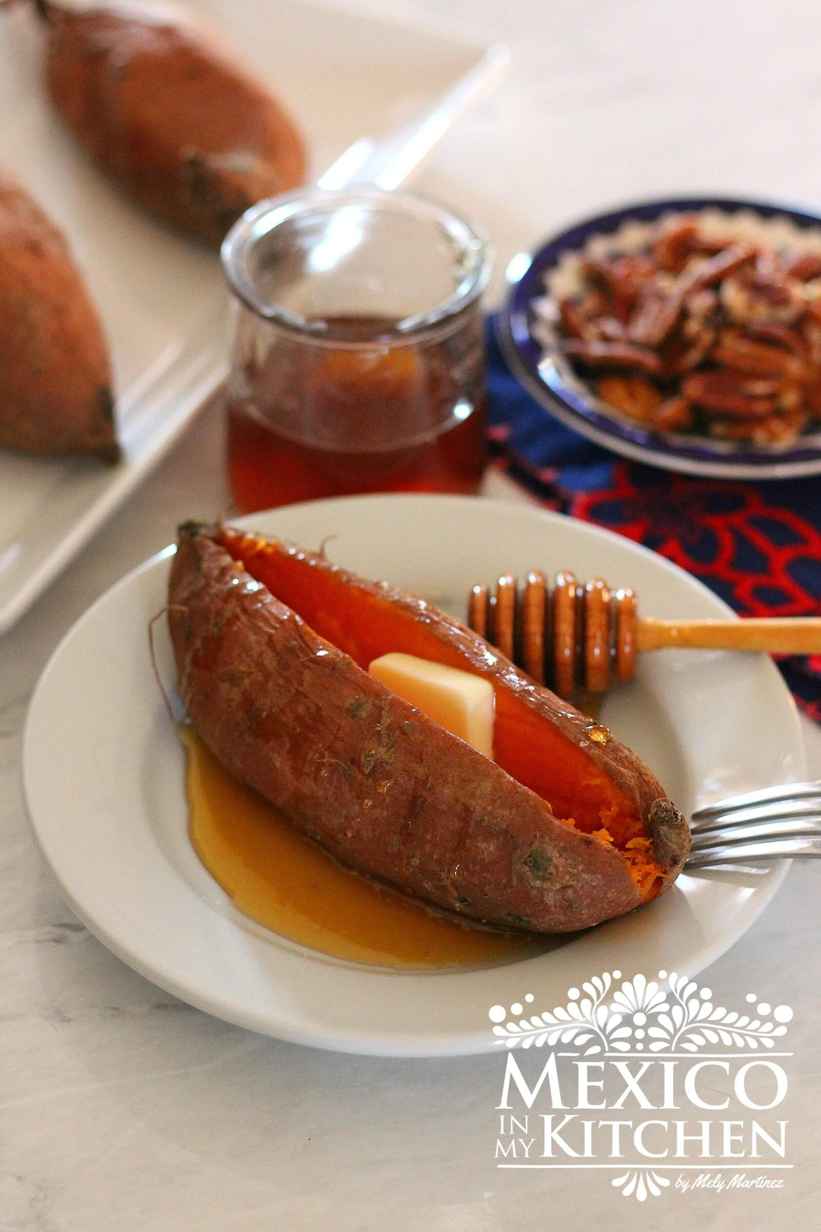 Quick Potato Recipes
 Quick Baked Sweet Potatoes with Honey