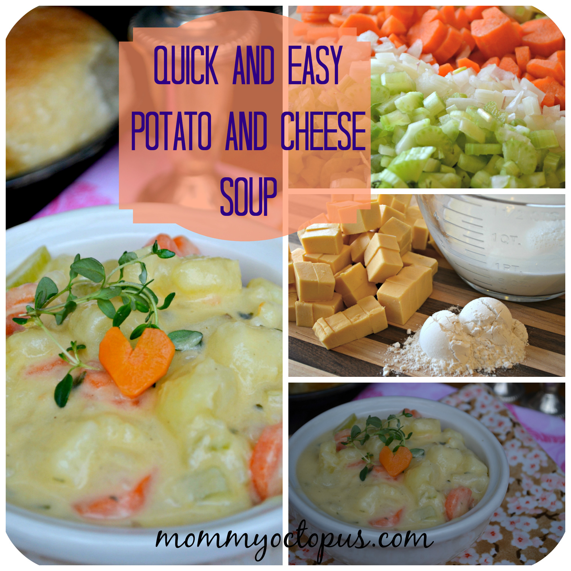 Quick Potato Recipes
 Tasty Tuesday Quick and Easy Potato Cheese Soup Recipe