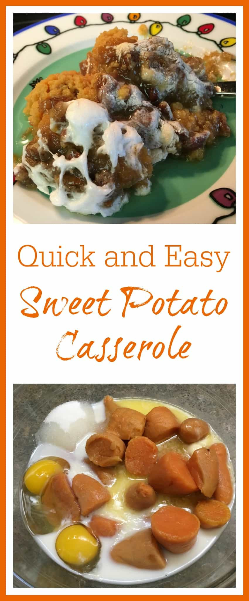 Quick Potato Recipes
 Savory Quick and Easy Holiday Sweet Potato Casserole