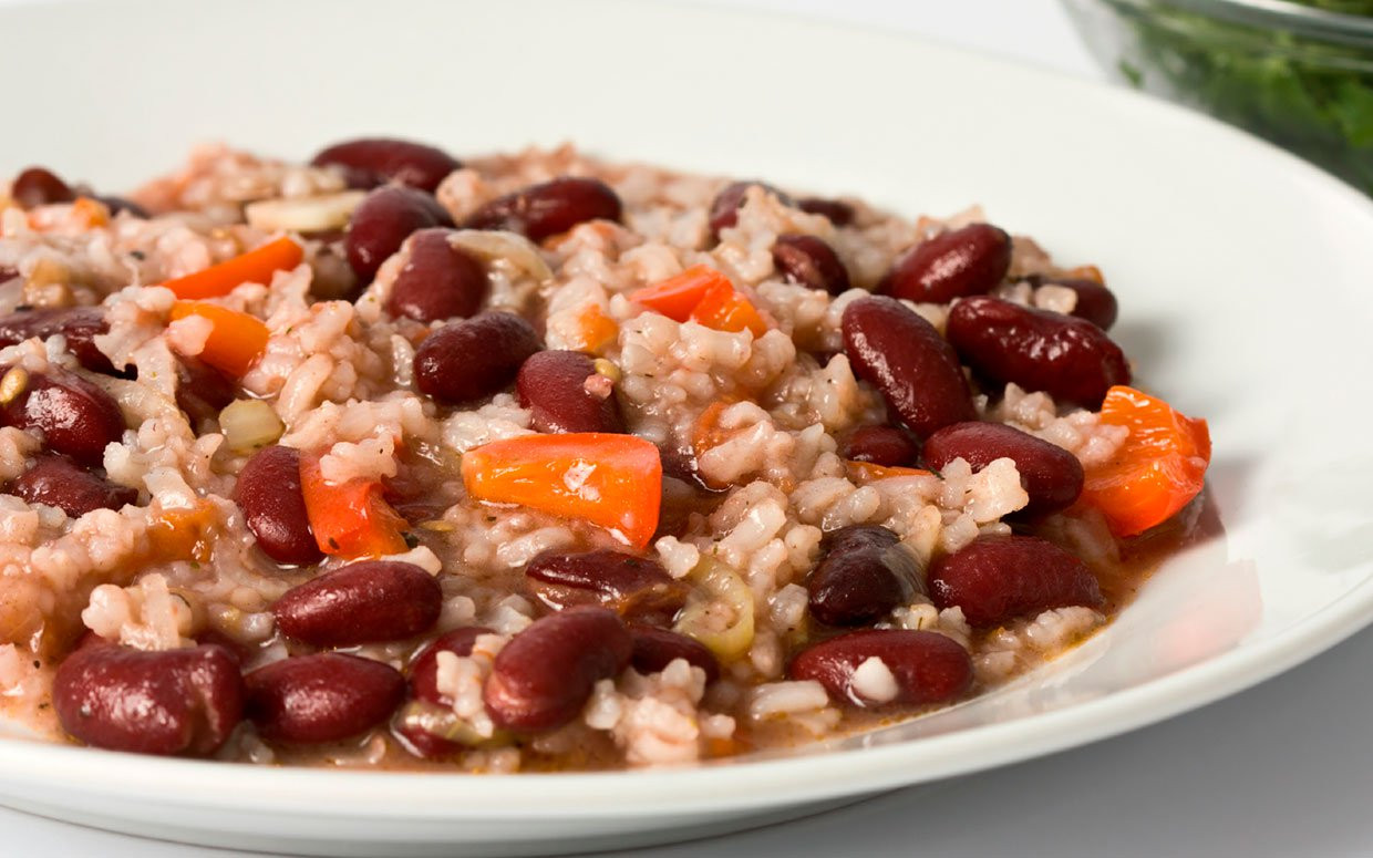 Quick Red Beans And Rice Recipe
 Portia and Ellen s Vegan Red Beans and Rice