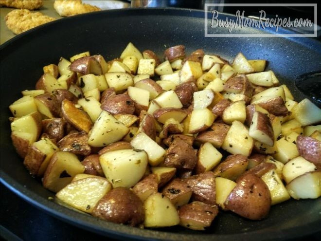 Quick Roasted Potatoes
 Seasoned Quick Potatoes "Roasted" Busy Mom Recipes