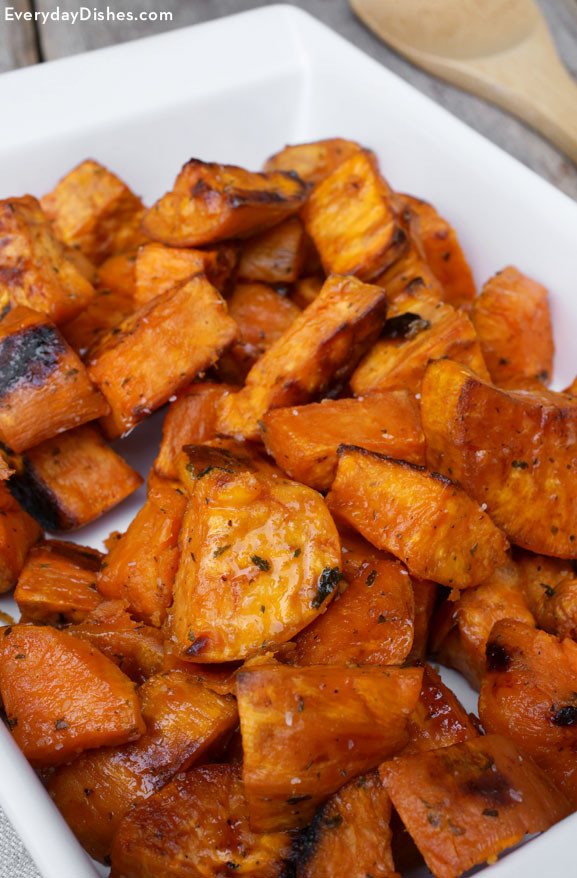 Quick Roasted Potatoes
 Quick And Easy Maple Roasted Sweet Potatoes Recipe