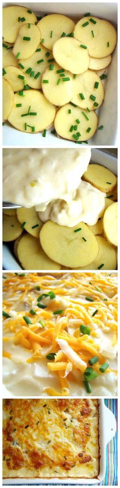 Quick Scalloped Potatoes
 Cheesy Scalloped Potatoes Recipe