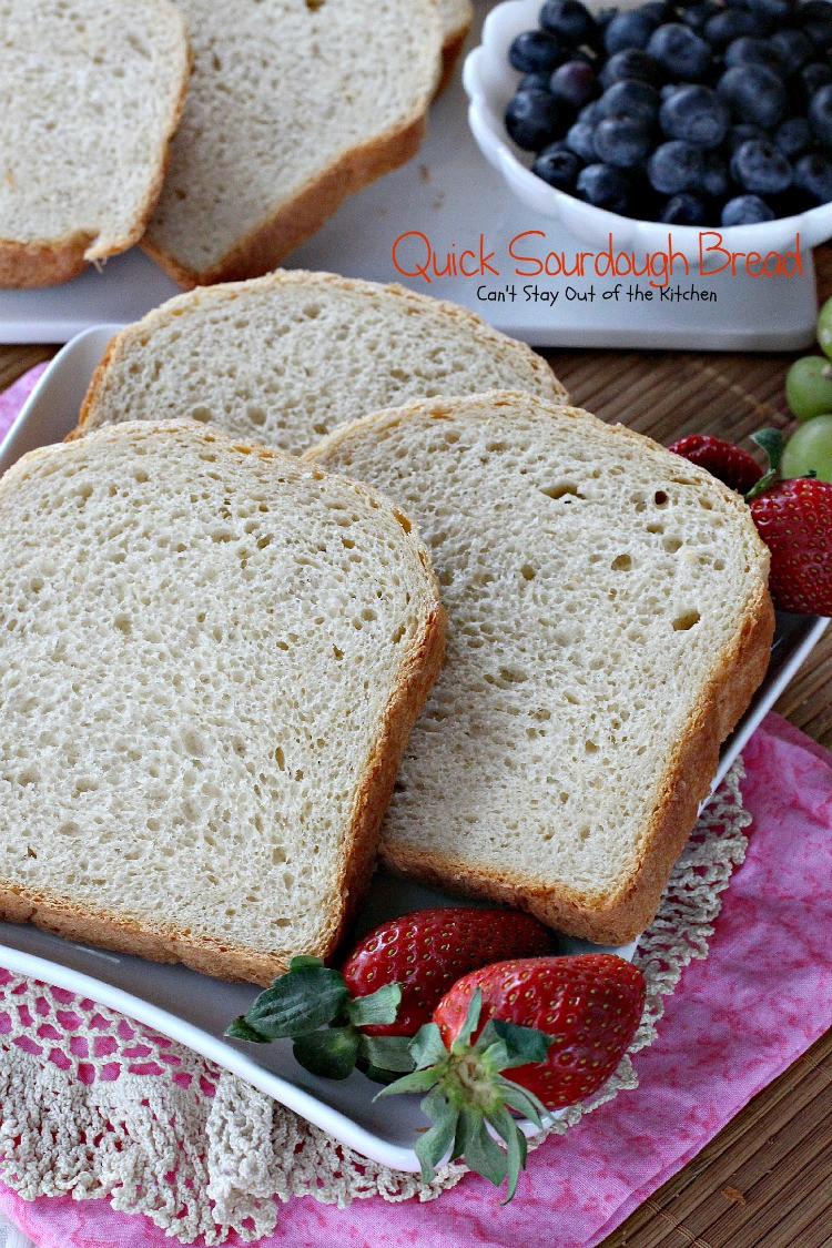 Quick Sourdough Bread
 Quick Sourdough Bread Can t Stay Out of the Kitchen