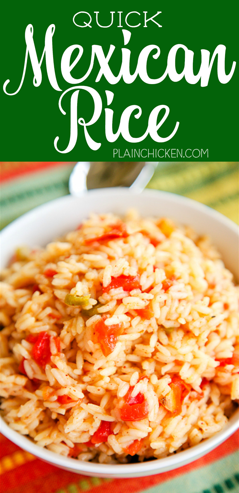 Quick Spanish Rice
 Quick Mexican Rice