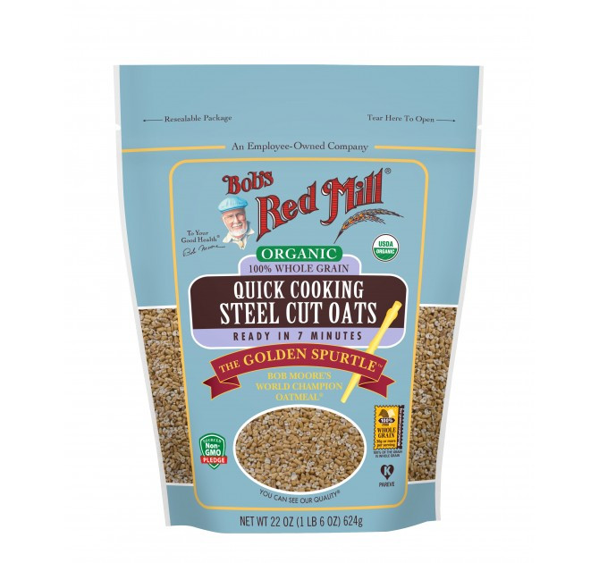 Quick Steel Cut Oats
 Organic Quick Cooking Steel Cut Oats