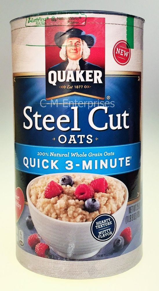 Quick Steel Cut Oats
 Quaker Steel Cut Oats Quick 3 Minute Cereal 25 oz