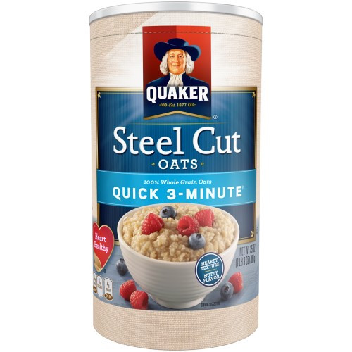 Quick Steel Cut Oats
 Quaker Quick 3 Minute Oats Steel Cut 25 Oz