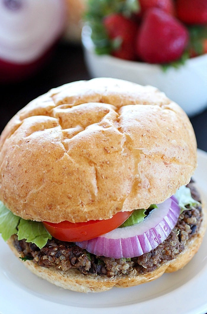 Quinoa Black Bean Burger
 Quinoa Black Bean Burgers Yummy Healthy Easy