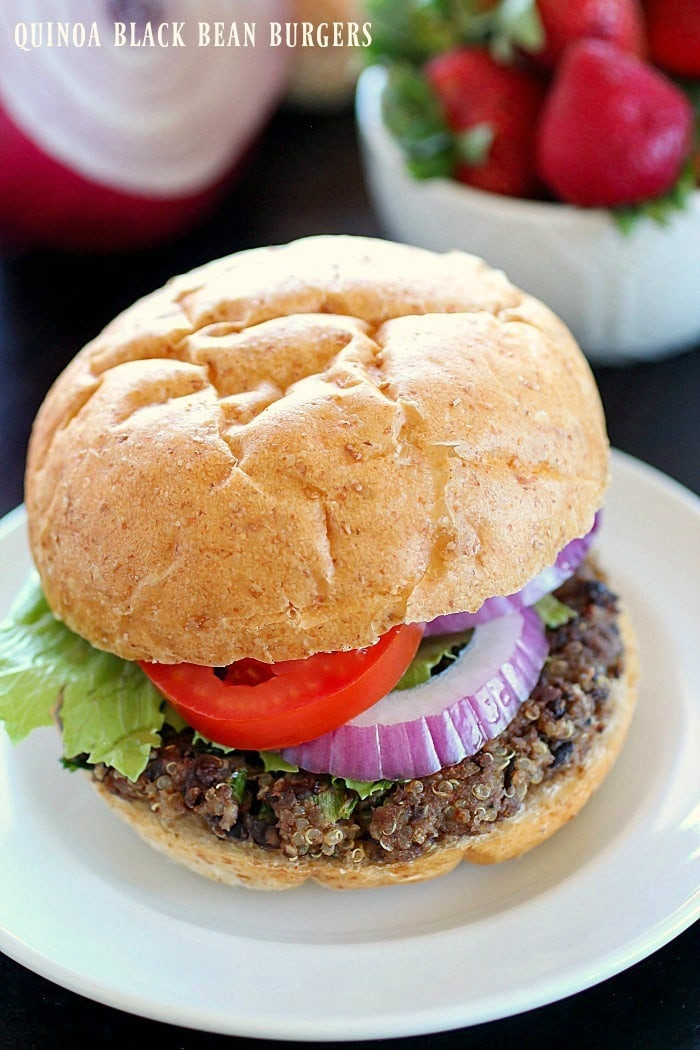 Quinoa Black Bean Burger
 Quinoa Black Bean Burgers Yummy Healthy Easy