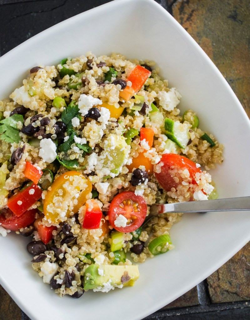 Quinoa Black Bean Salad
 Black Bean Quinoa Salad with Lime Vinaigrette