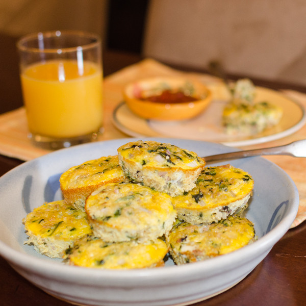 Quinoa Breakfast Eggs
 Spinach Ham and Egg Quinoa Cups Simple Awesome Cooking