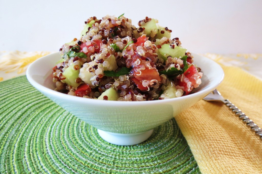 Quinoa Cucumber Salad
 Cucumber and Tomato Quinoa Salad