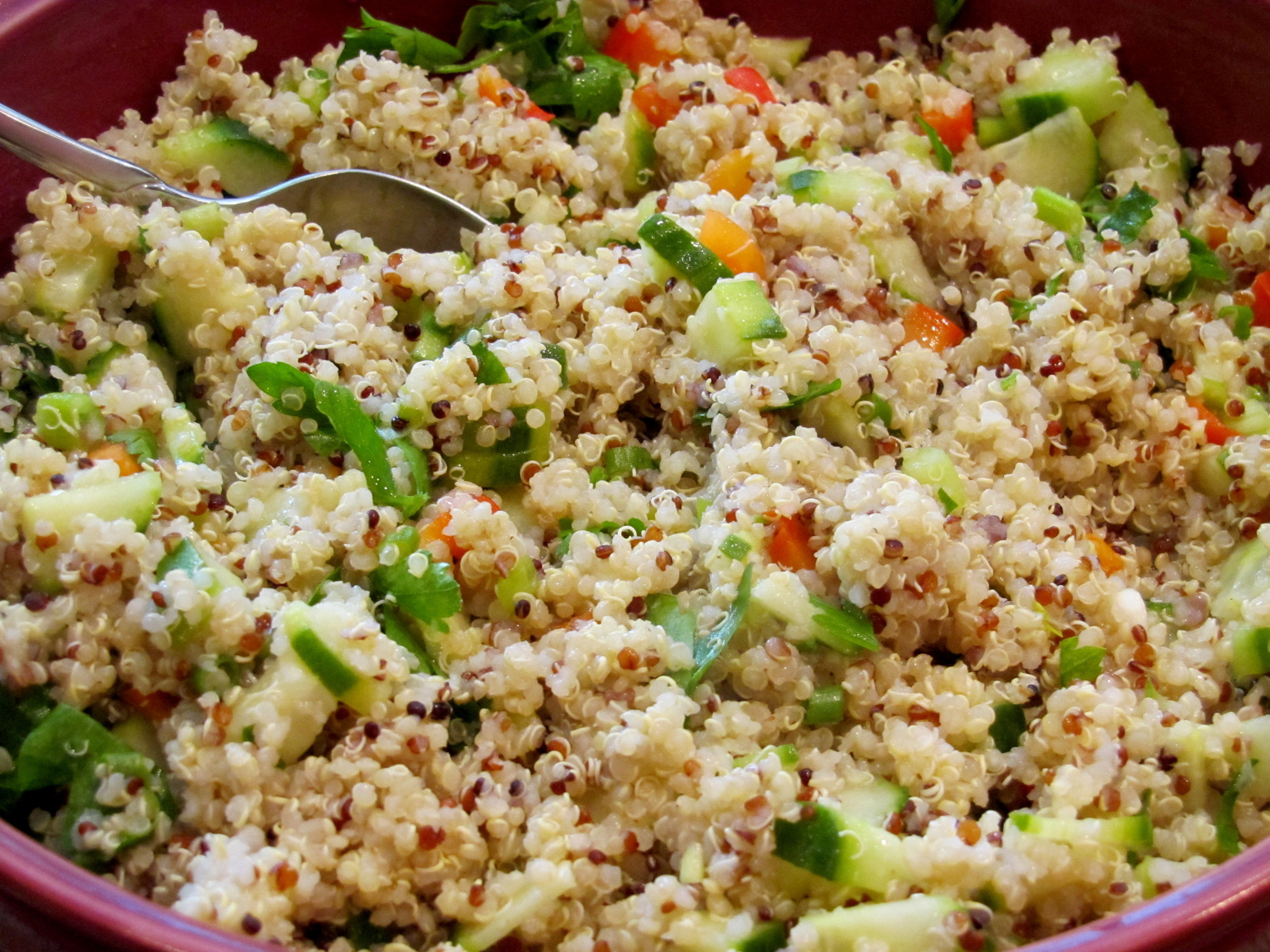 Quinoa Cucumber Salad
 Quinoa Cucumber Salad Recipe