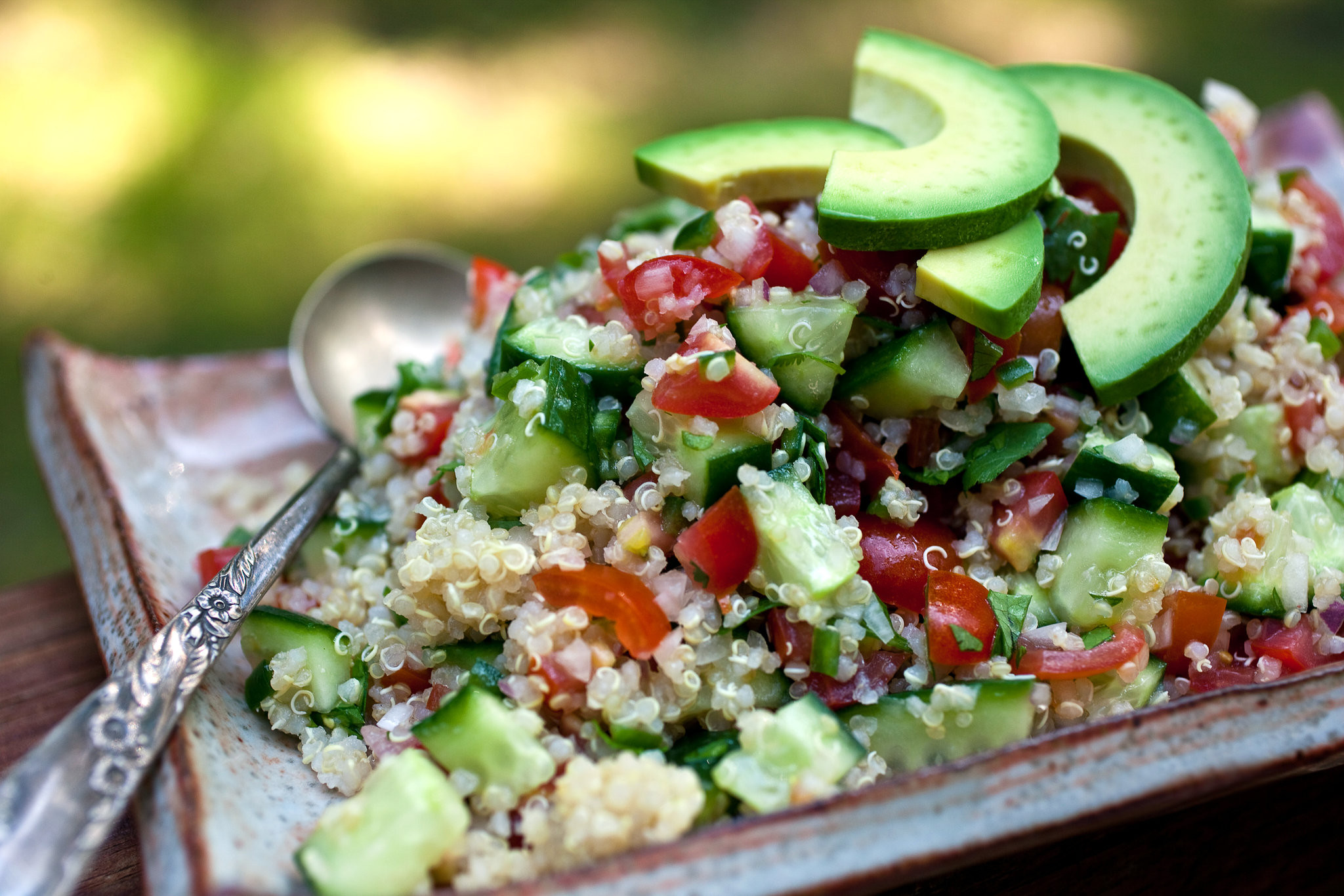 Quinoa Cucumber Salad
 Spicy Quinoa Cucumber and Tomato Salad The New York Times