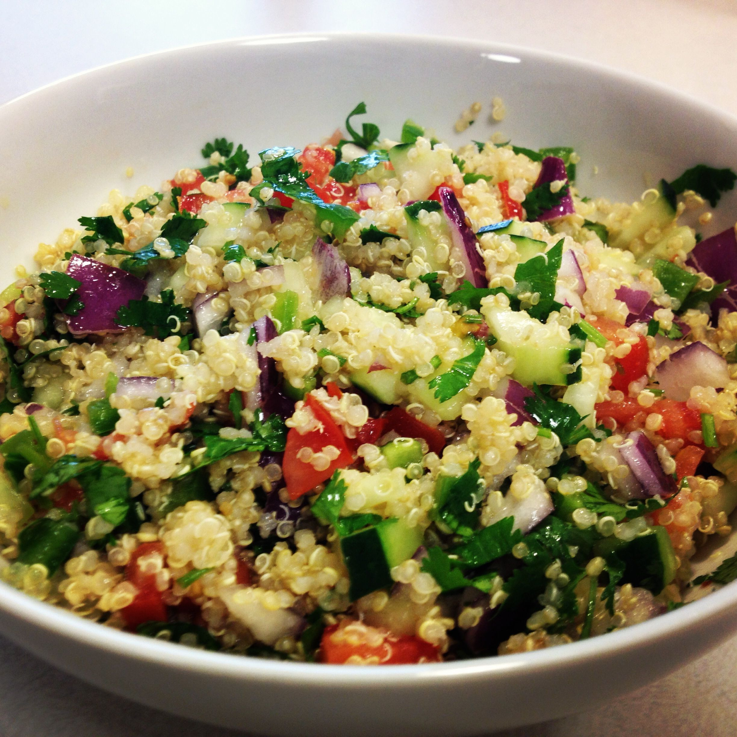 Quinoa Cucumber Salad
 Quinoa And Cucumber Salad Recipe — Dishmaps