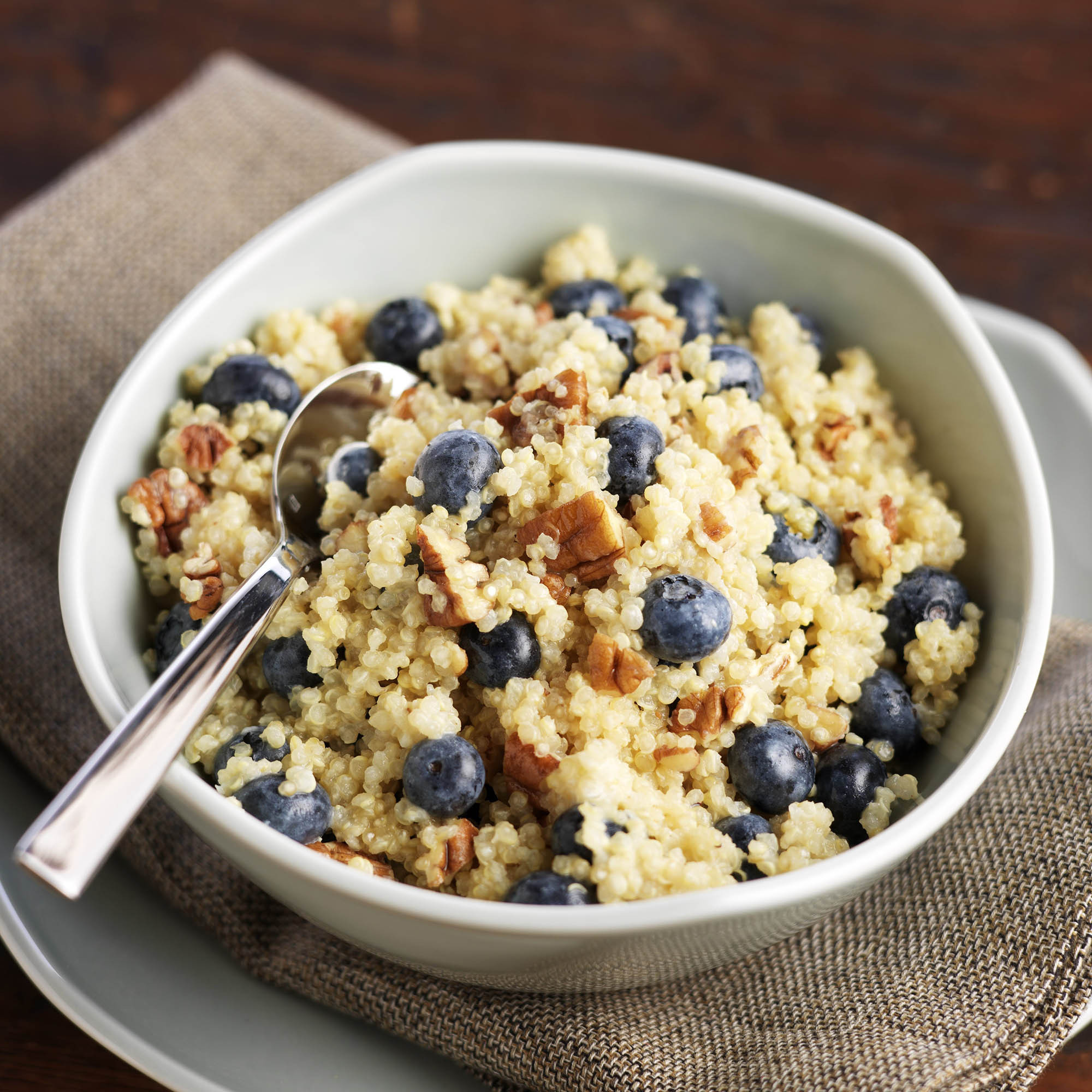 Quinoa For Breakfast
 Blueberry Quinoa Breakfast Cereal