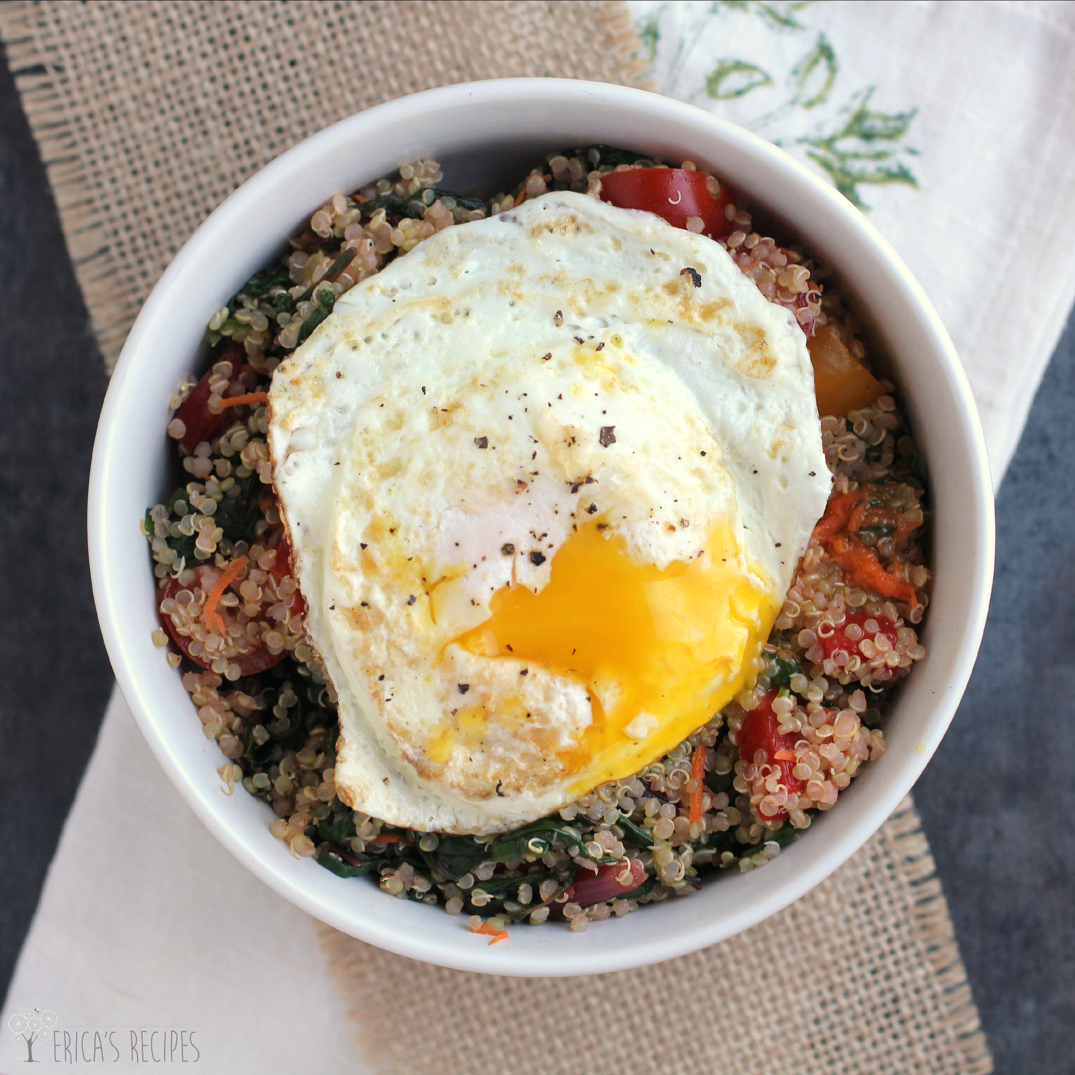 Quinoa For Breakfast
 Swiss Chard and Quinoa Breakfast Bowl Erica s Recipes