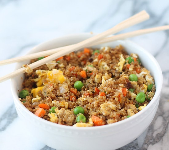 Quinoa Fried Rice
 Quinoa Fried "Rice" Cooking for Keeps