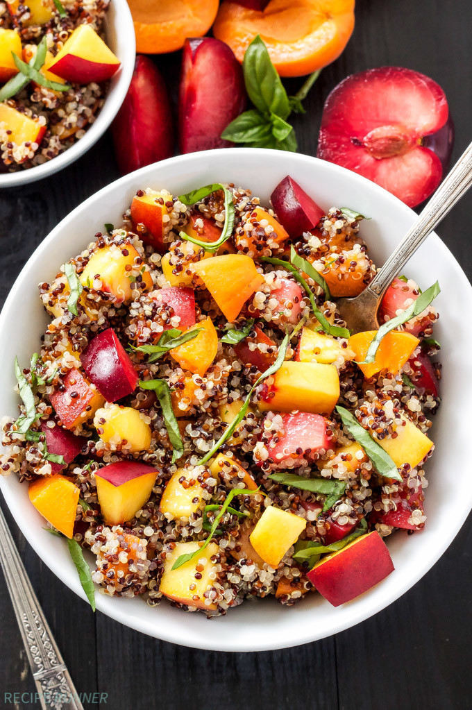 Quinoa Fruit Salad
 Stone Fruit Quinoa Salad Recipe Runner