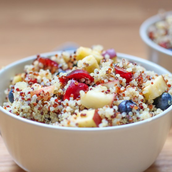 Quinoa Fruit Salad
 Quinoa Fruit Salad w Orange Vinaigrette Just a Little Bite