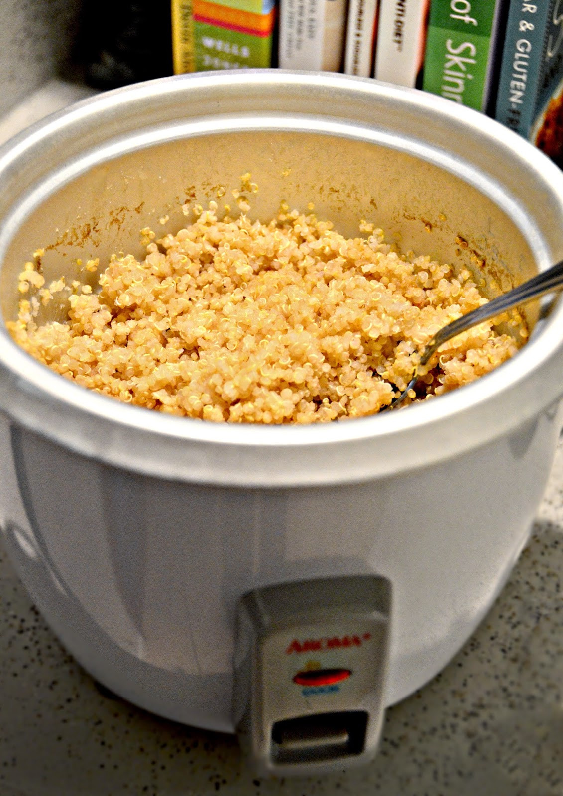 Quinoa In Rice Cooker
 Processed Free and Me Quinoa in the Rice Cooker