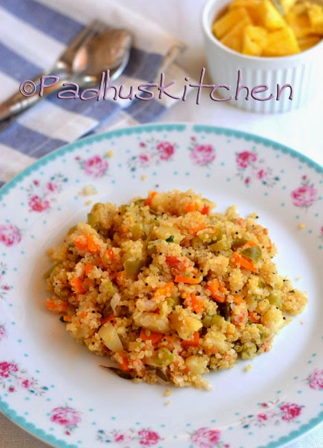 Quinoa Indian Recipes
 Quinoa Upma Recipe How to make Quinoa Ve able Upma