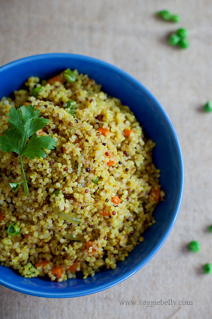 Quinoa Indian Recipes
 Quinoa Upma Recipe Veggie Belly