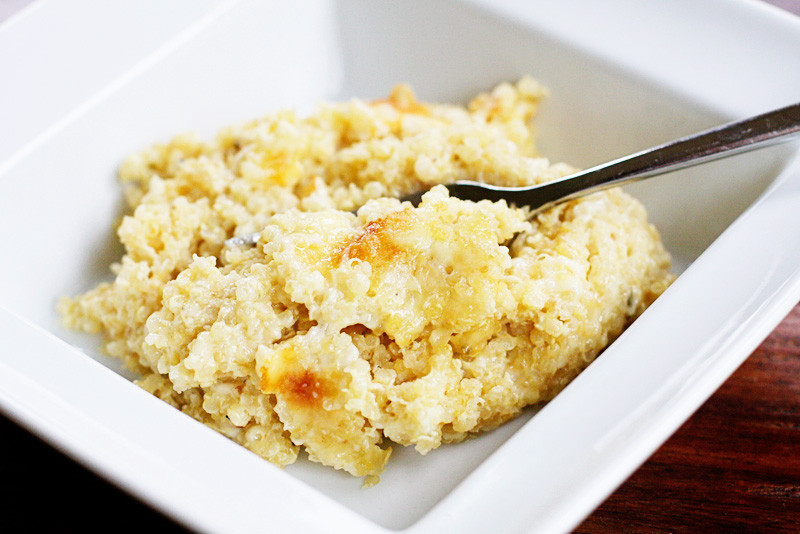 Quinoa Mac And Cheese
 baked quinoa mac & cheese