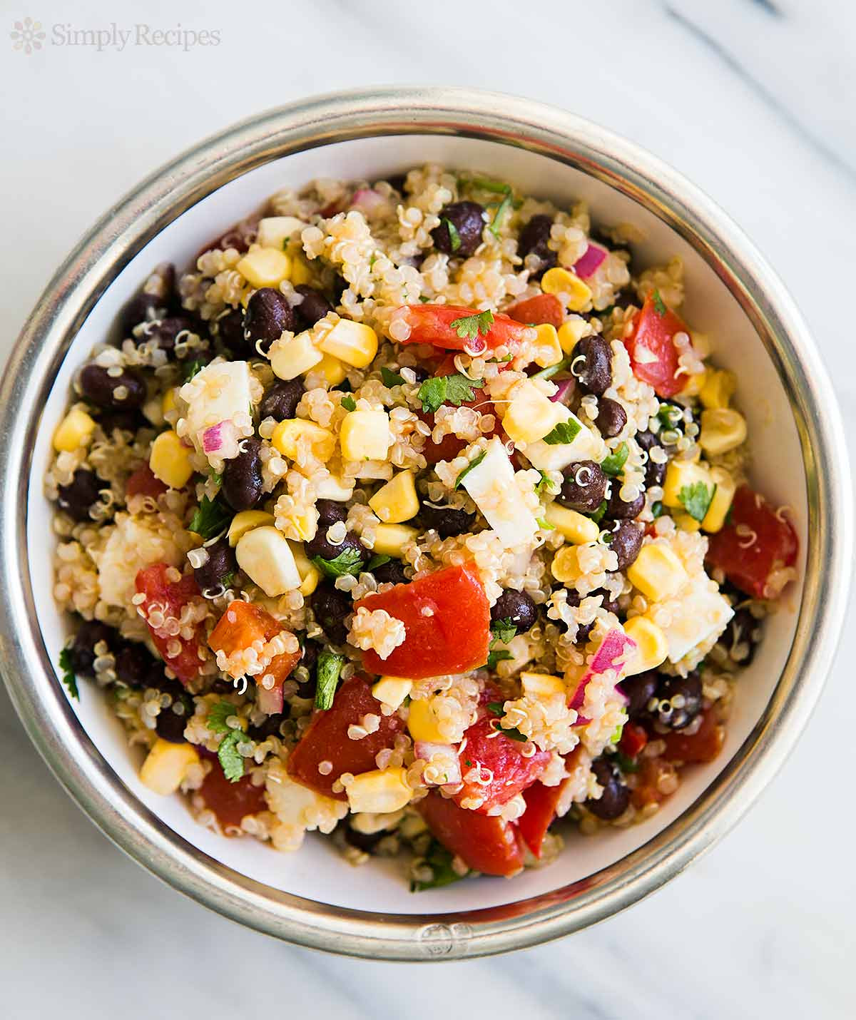 Quinoa Recipes Salad
 Mexican Quinoa Salad with Black Beans Corn and Tomatoes