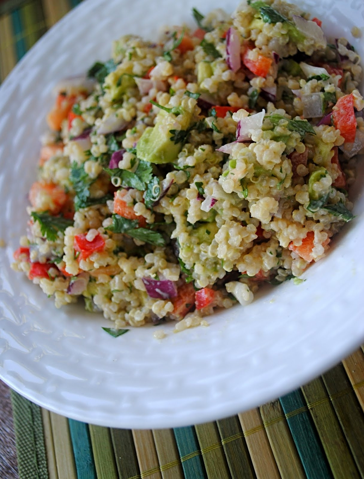 Quinoa Salad Dressing
 Quinoa and Avocado Salad with Lemon Tahini Dressing