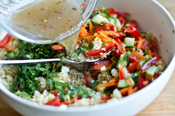 Quinoa Salad Dressing
 Thai Quinoa Salad with Fresh Herbs and Lime Vinaigrette