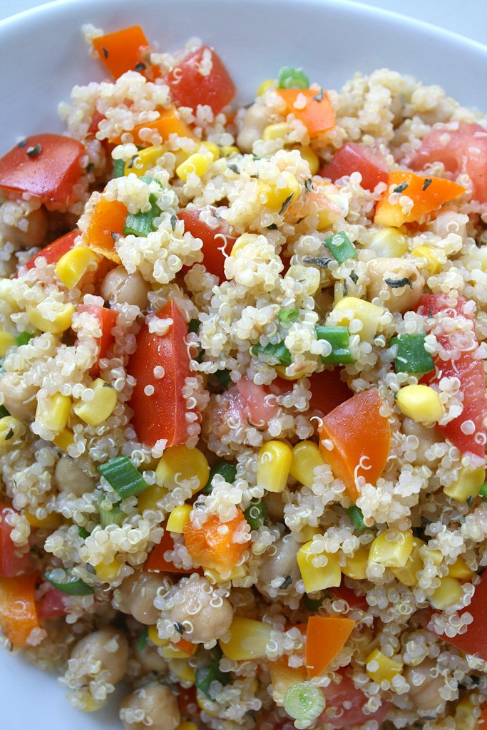 Quinoa Salad Dressing
 The Garden Grazer Quinoa Ve able Salad with Lemon Basil