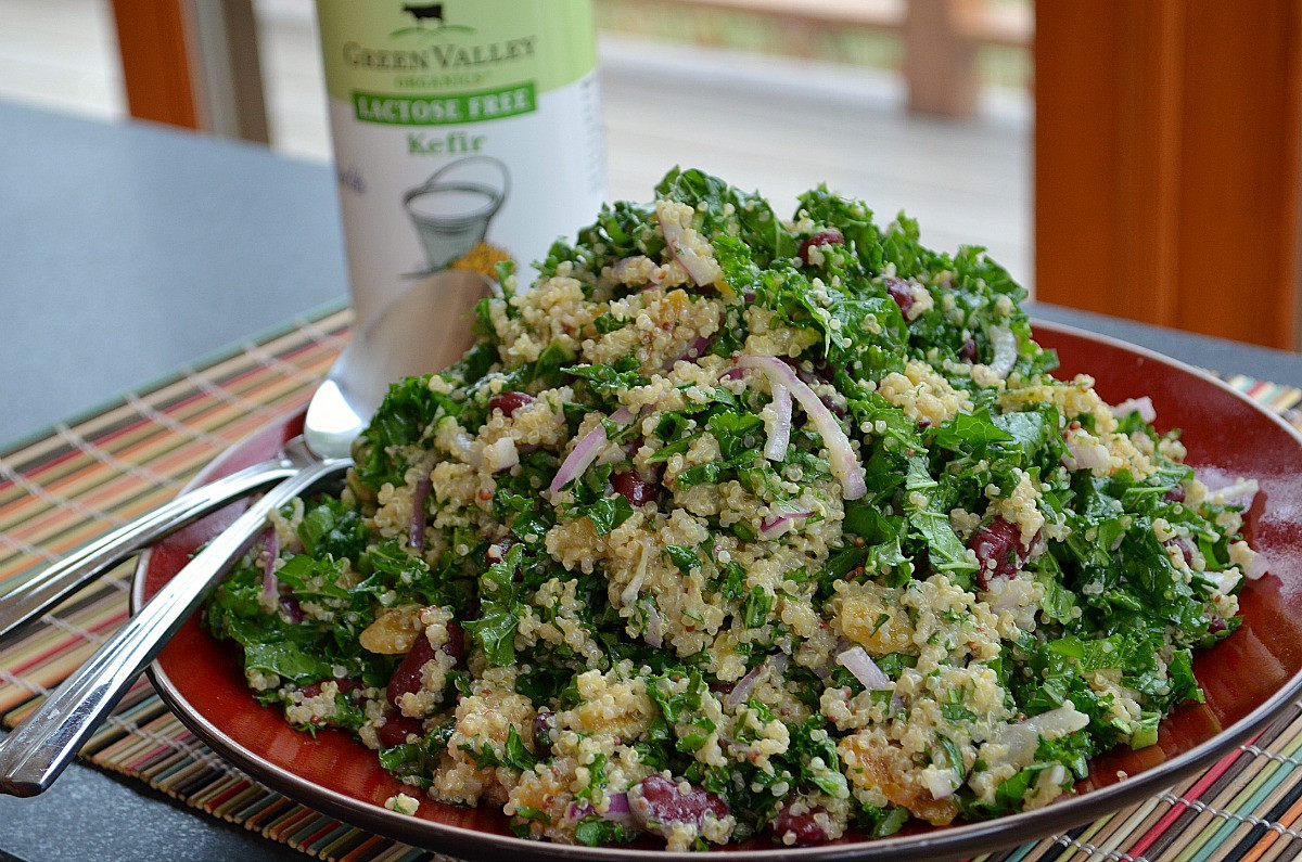 Quinoa Salad Dressing
 Quinoa Kale Salad With Kefir Cumin Dressing Recipe by
