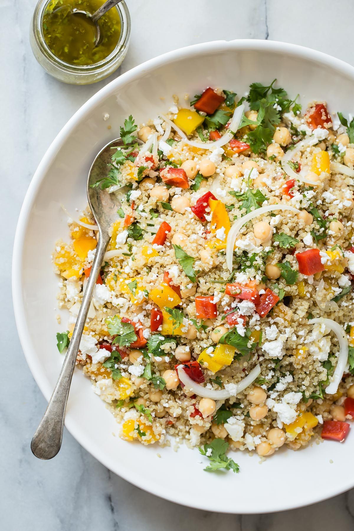 Quinoa Salad Feta
 Healthy Quinoa Salad with Feta Cheese