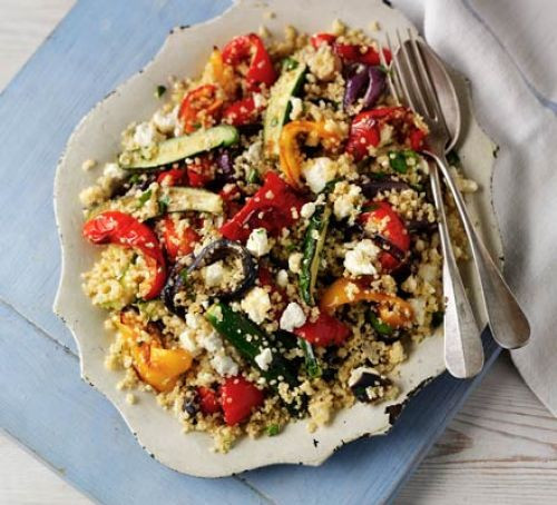 Quinoa Salad Feta
 Quinoa & feta salad with roasted ve ables recipe