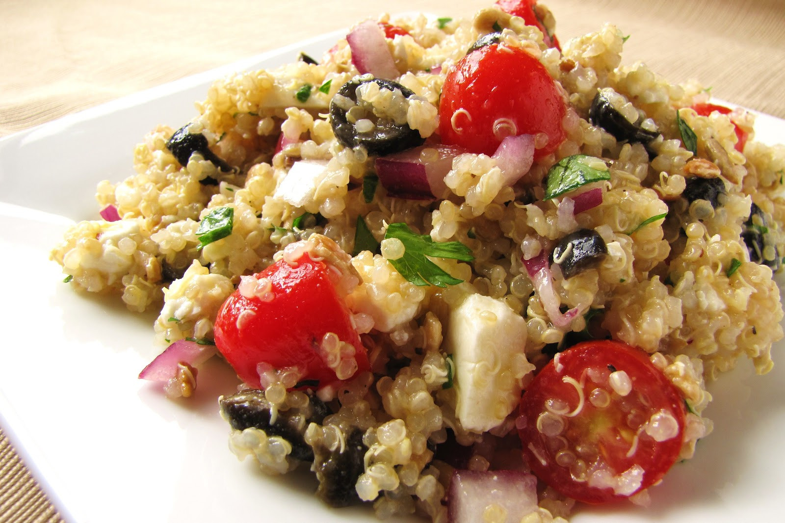 Quinoa Salad Feta
 Summertime Lemon Feta Quinoa Salad Delicious as it Looks