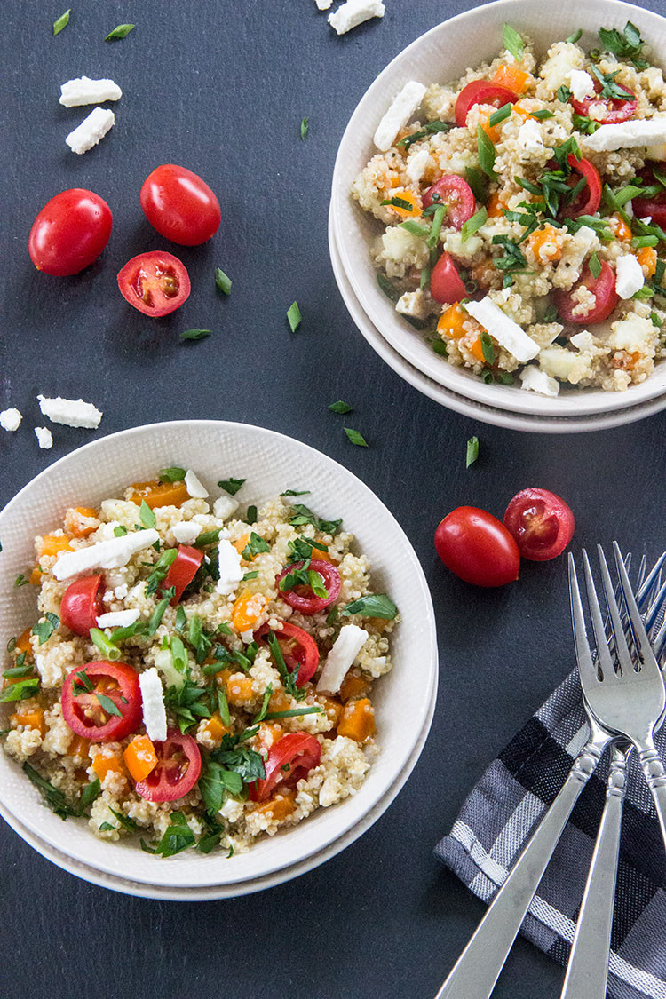 Quinoa Salad Feta
 Greek Tomato Feta Quinoa Salad The Scrumptious Pumpkin