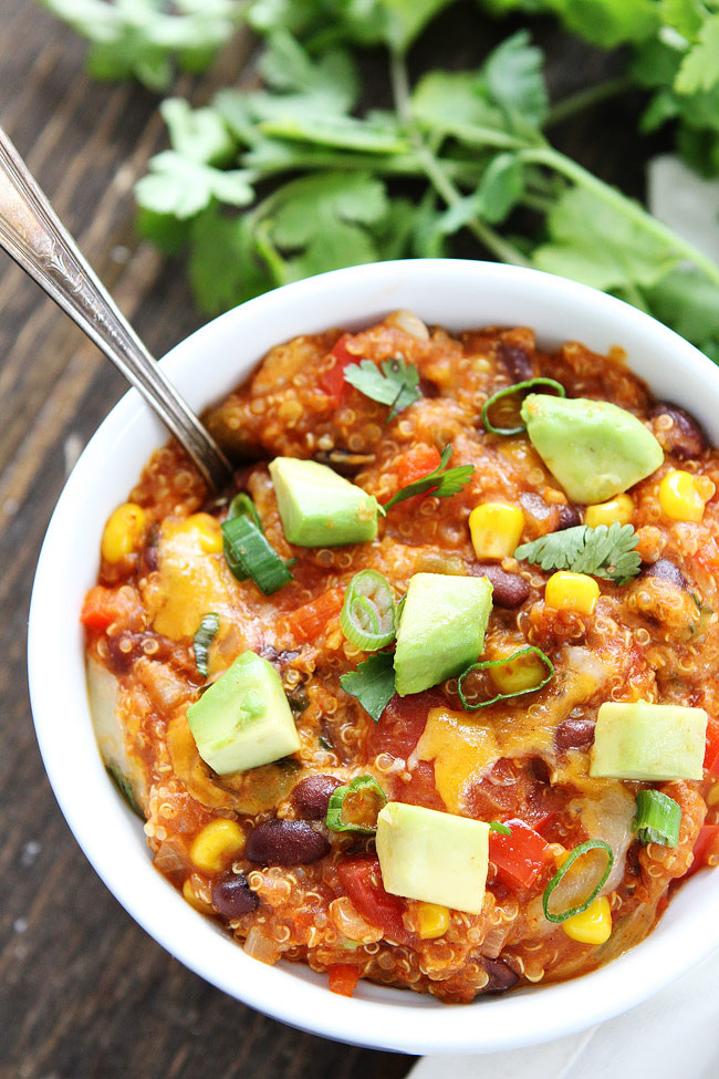 Quinoa Slow Cooker
 Slow Cooker Enchilada Quinoa