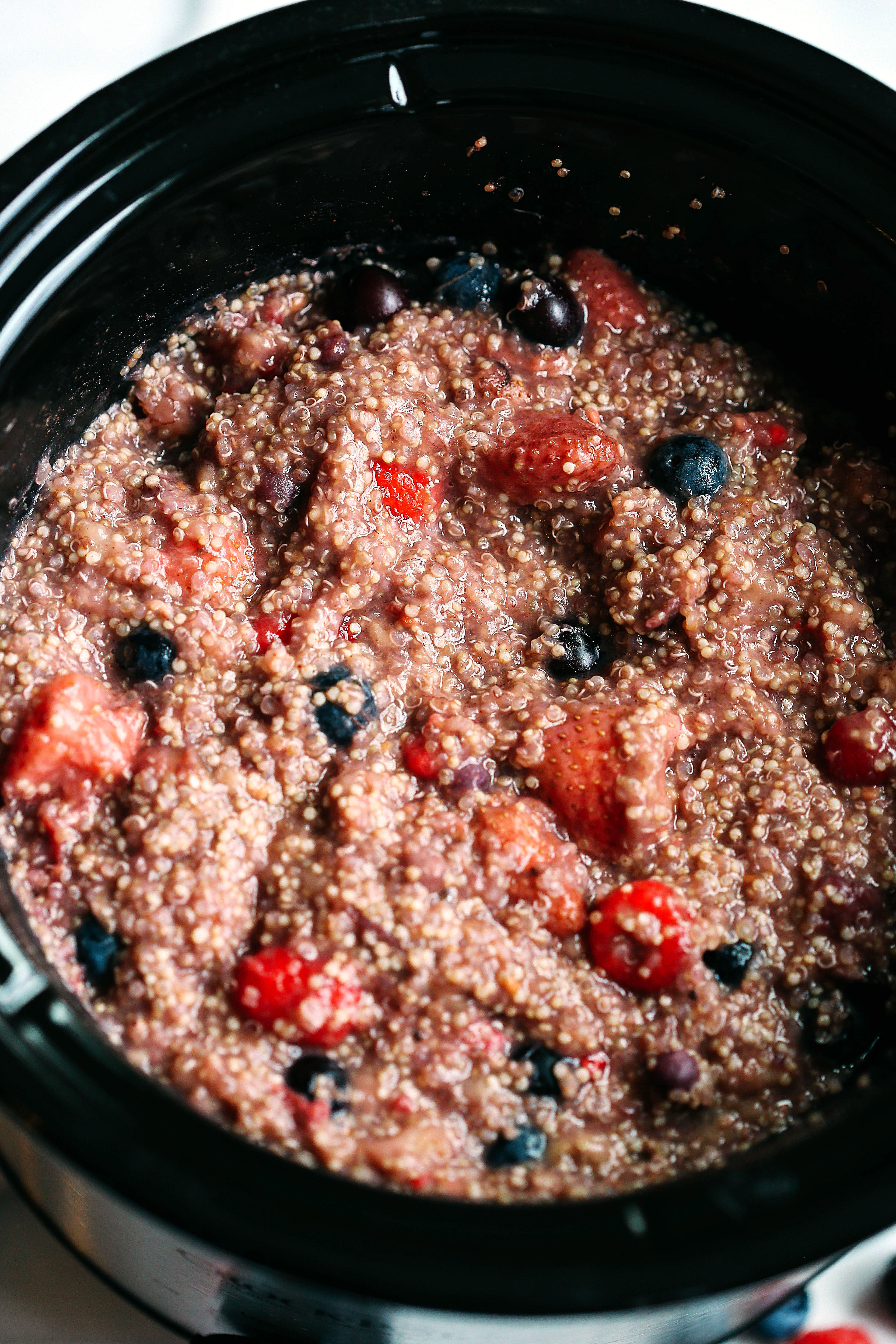 Quinoa Slow Cooker
 Slow Cooker Berry Breakfast Quinoa Eat Yourself Skinny