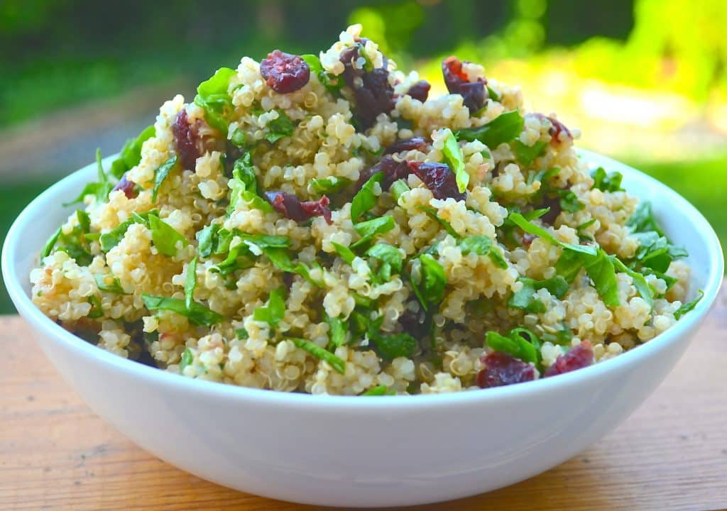 Quinoa Spinach Salad
 Lemon Spinach & Cranberry Quinoa Salad A Virtual Vegan