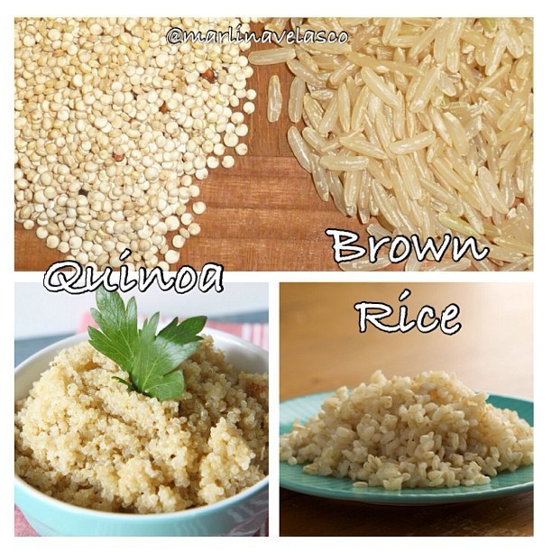 Quinoa Vs Brown Rice
 MOVE To Be Fit Quinoa vs Brown Rice 1⃣ Quinoa cooked 1