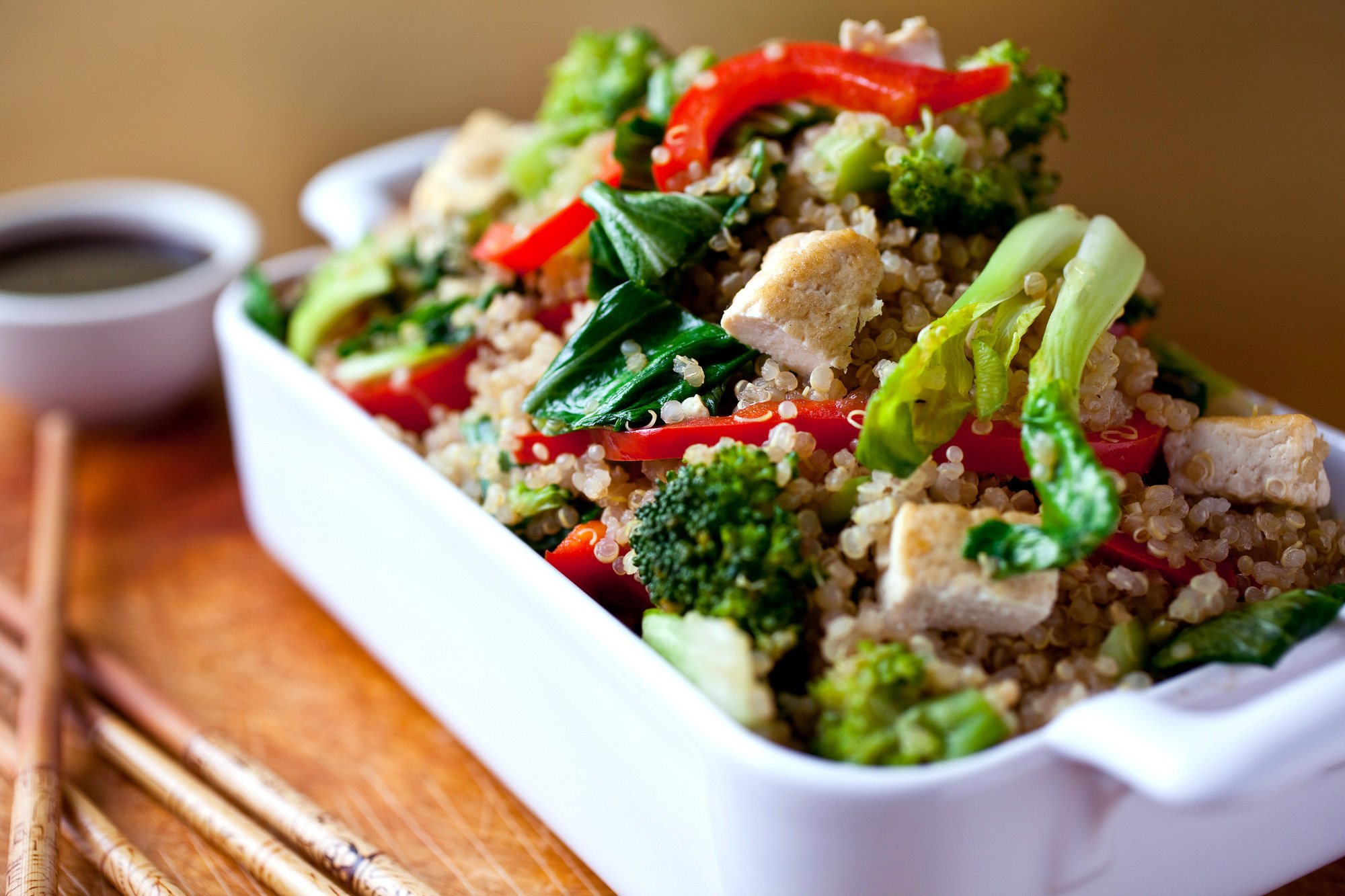 Quinoa With Vegetables
 Stir Fried Quinoa With Ve ables and Tofu Recipe NYT