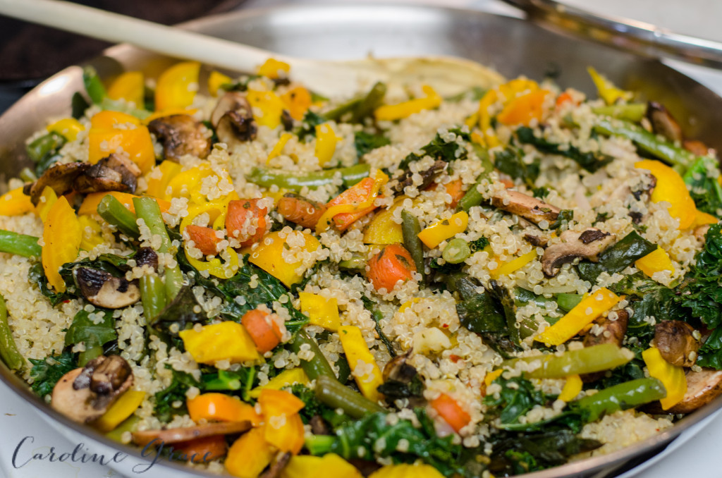 Quinoa With Vegetables
 Quinoa With Veggies Recipe — Dishmaps