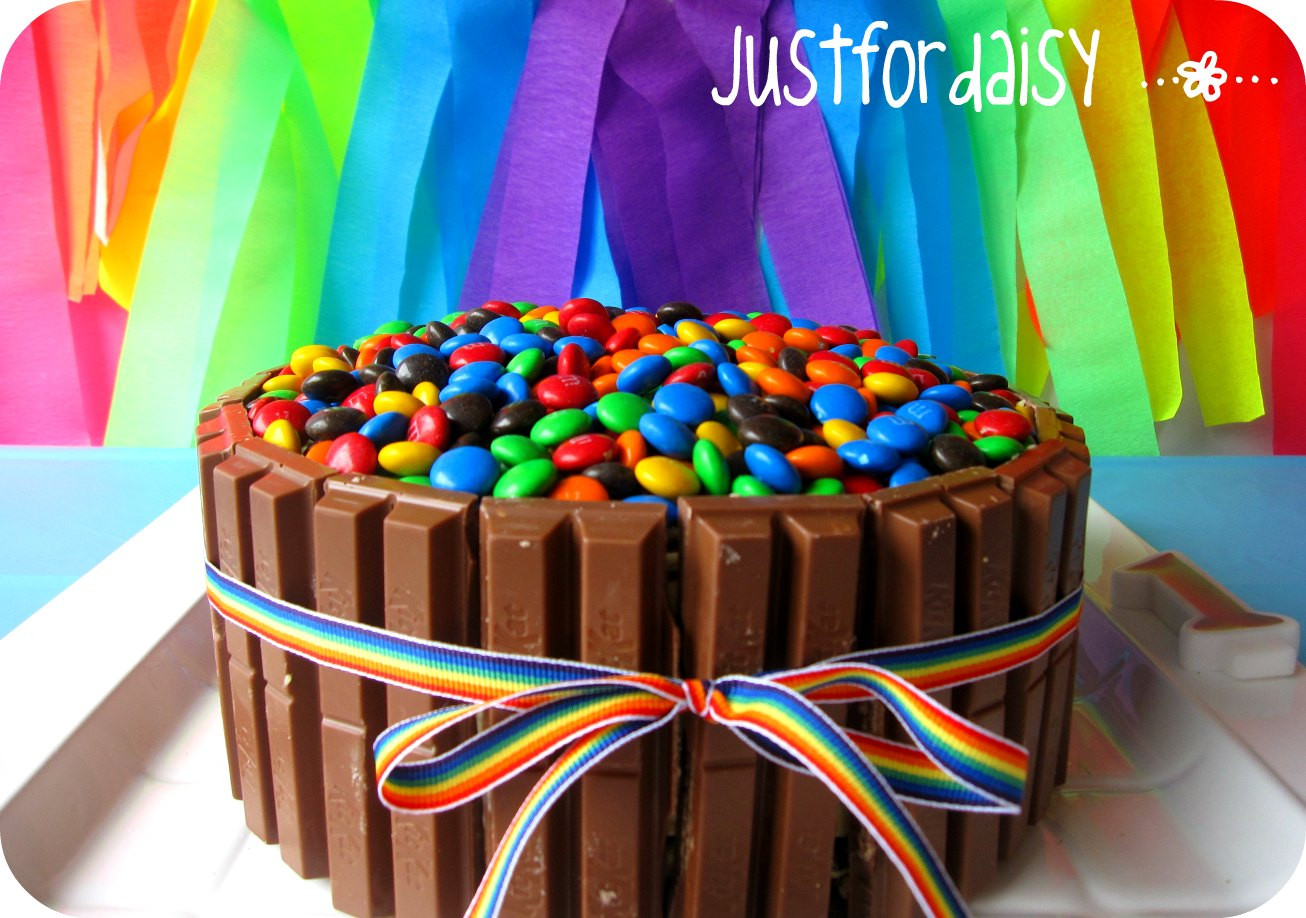 Rainbow Birthday Cake
 justfordaisy Rainbow Layer Cake My way