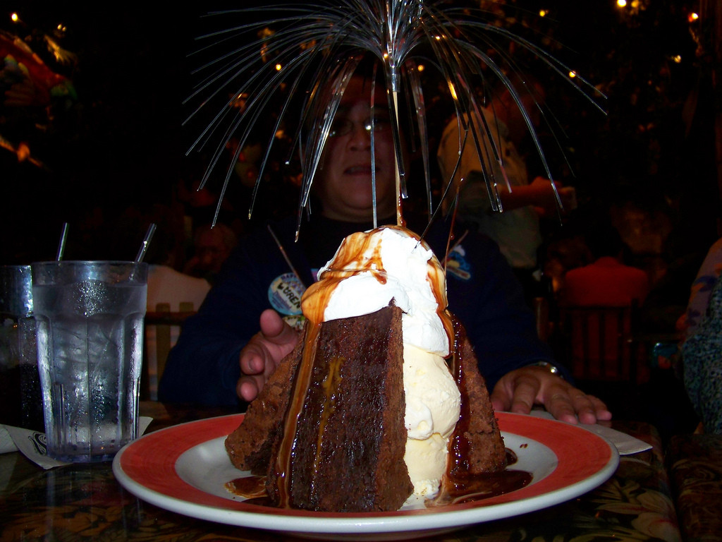 Rainforest Cafe Desserts Menu
 The Volcano My Birthday Cake at the Rainforest Cafe